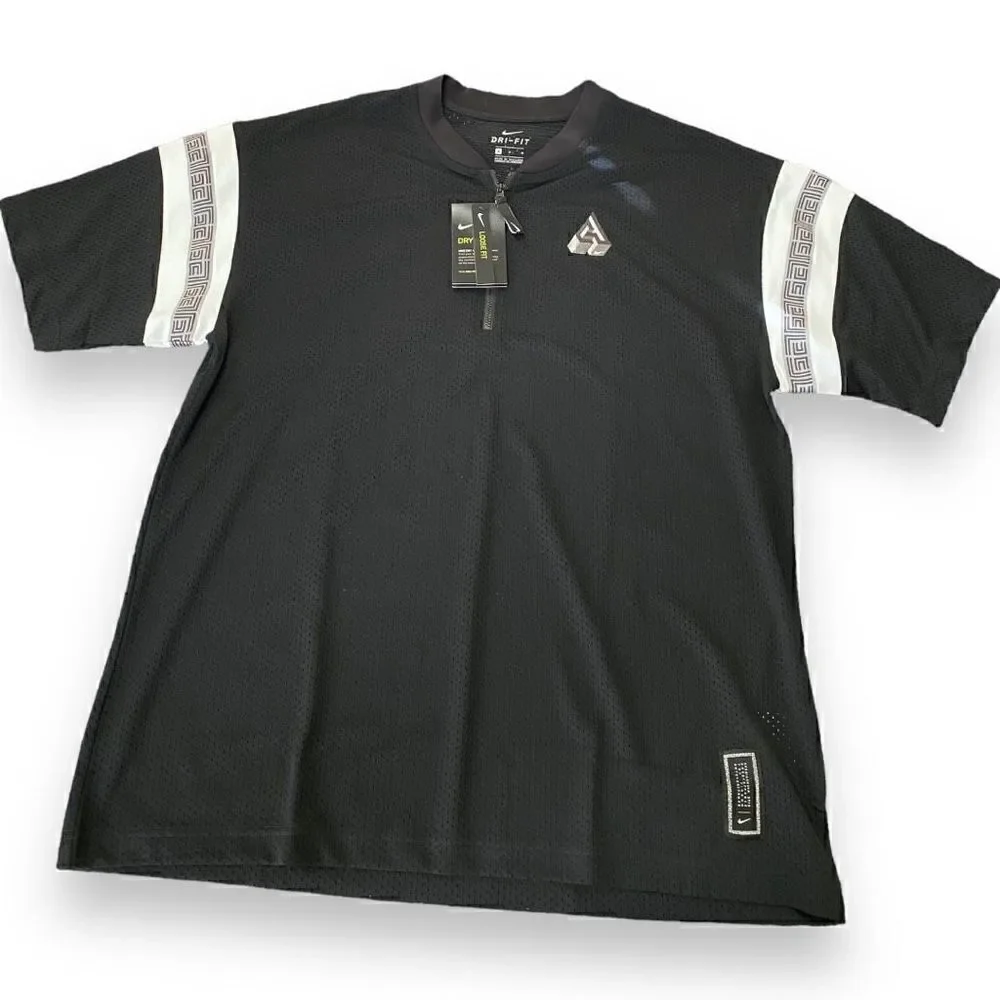 Nike Giannis Mesh Short Sleeve T-Shirt Mens CK6296-010 size Medium New with Tags